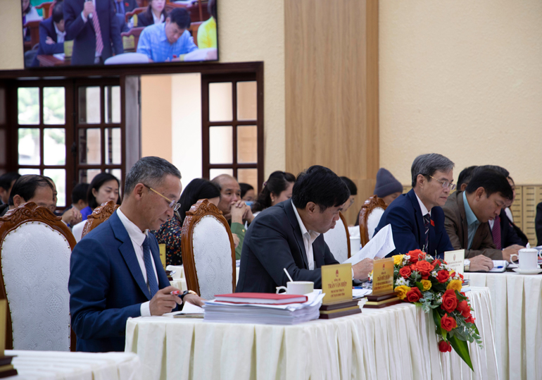 Các đại biểu tham dự phiên chất vấn