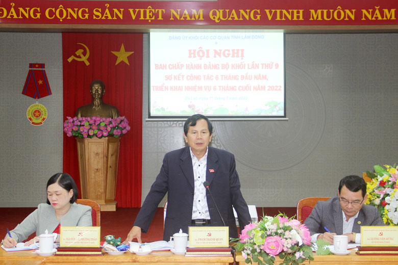 Đảng uỷ Khối Các cơ quan tỉnh kết nạp 65 đảng viên mới trong 6 tháng
