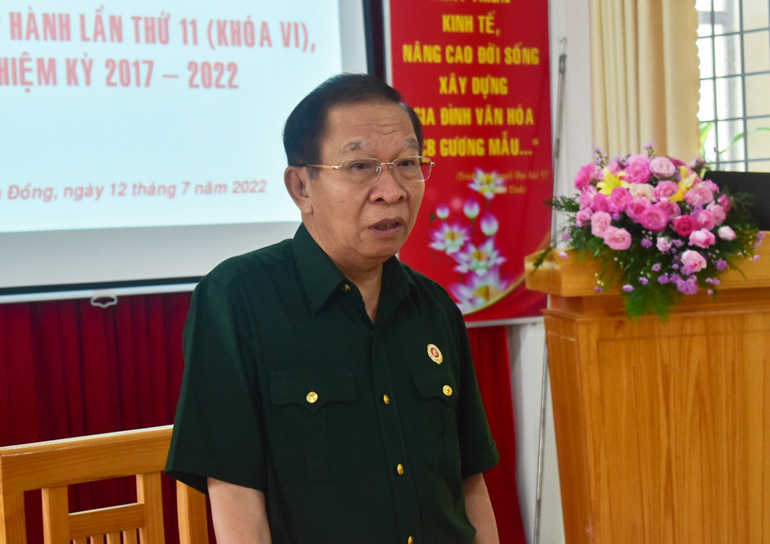 Hội nghị Ban Chấp hành Hội Cựu chiến binh tỉnh lần thứ 11