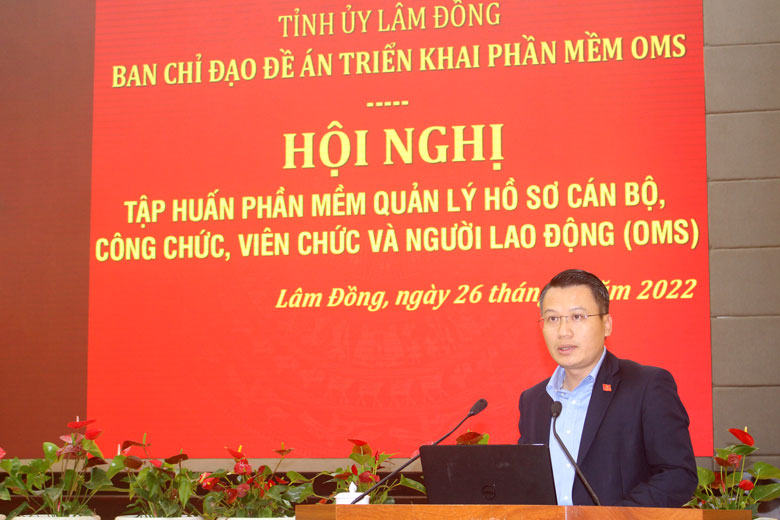 Tập huấn triển khai Phần mềm quản lý hồ sơ cán bộ, công chức, viên chức và người lao động