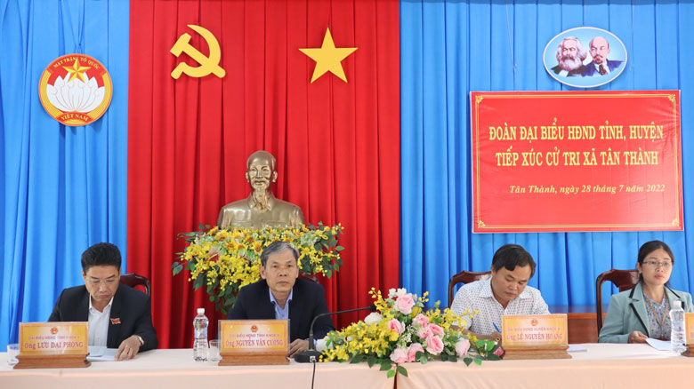 Đại biểu HĐND tỉnh tiếp xúc cử tri huyện Đức Trọng