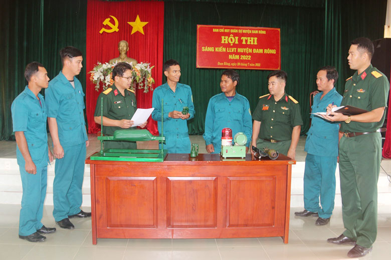 Đam Rông: Tổ chức hội thi sáng kiến trong lực lượng vũ trang