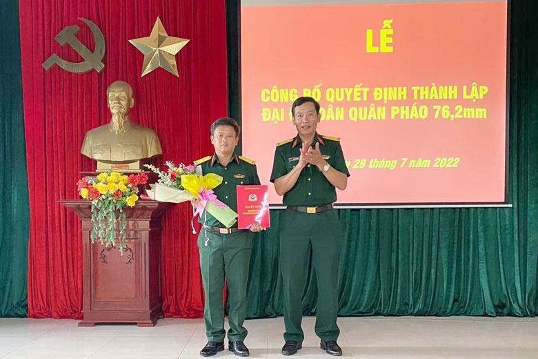 Thành lập Đại đội Dân quân pháo 76,2 mm tại Di Linh