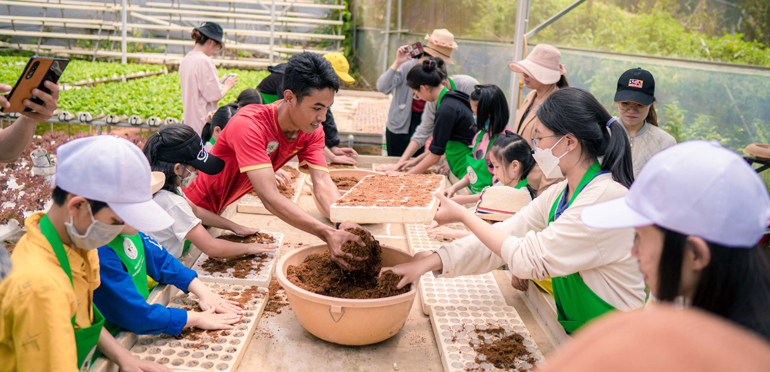 Không gian xanh kết hợp du lịch canh nông mới lạ tại Đạ Lạch Noah