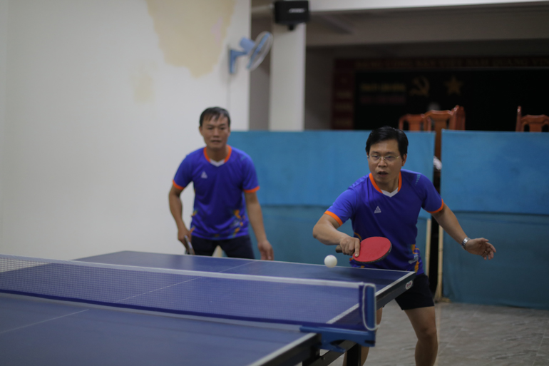 Nội dung thi đấu bóng bàn đôi nam