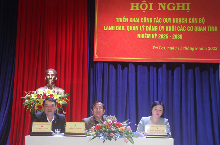 Triển khai công tác quy hoạch cán bộ Đảng ủy Khối Các cơ quan tỉnh nhiệm kỳ 2025 – 2030