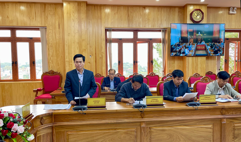 Giám đốc Sở Y tế Lâm Đồng Nguyễn Đức Thuận đánh giá về công tác phòng chống dịch bệnh và tiêm vắc xin phòng Covid-19