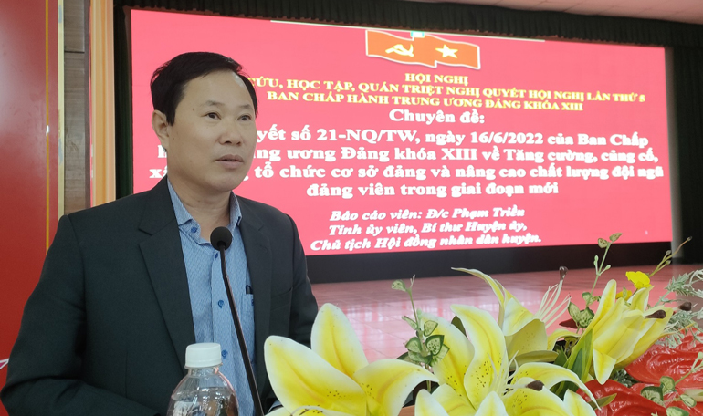 Lạc Dương: Học tập, quán triệt Nghị quyết Hội nghị Trung ương 5