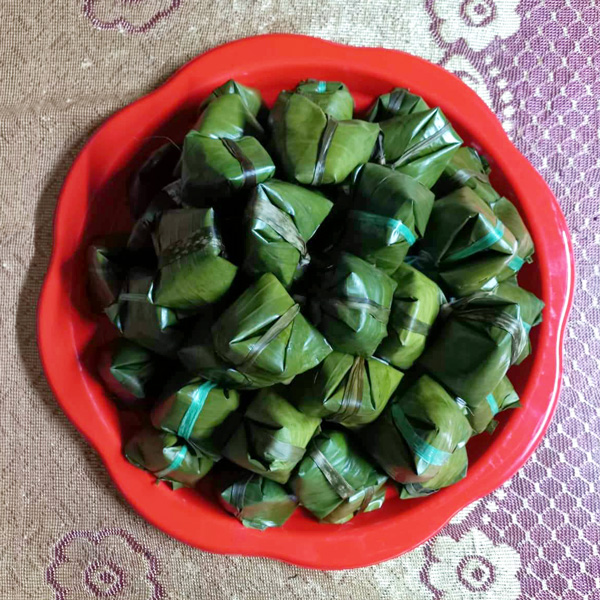 Bánh ít là gai, một loại bánh đặc sản của vùng quê Quảng Trị