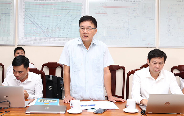 Ông Phạm Trọng Thực – Phó Cục trưởng Cục Kỹ thuật an toàn và Môi trường công nghiệp (Bộ Công thương) phát biểu kết luận tại buổi kiểm tra
