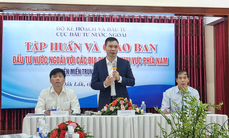 Hội nghị Giao ban và tập huấn đầu tư nước ngoài khu vực miền Trung và Tây Nguyên