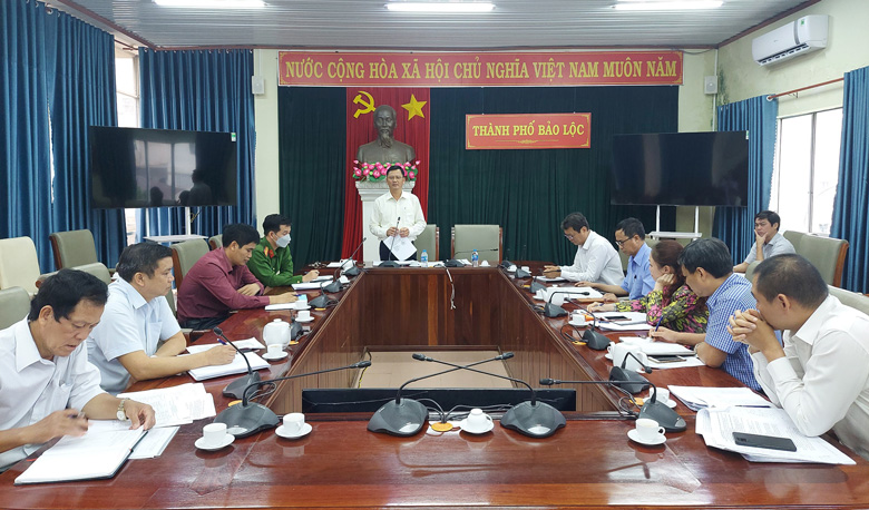 Bảo Lộc: Họp triển khai các hoạt động chào mừng Festival Hoa Đà Lạt lần thứ IX