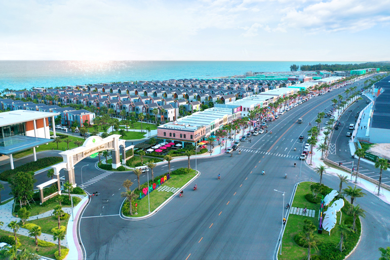 Đại lộ shophouse NovaWorld Ho Tram rộng 42 m quy tụ nhiều thương hiệu thời trang, nhà hàng nổi tiếng