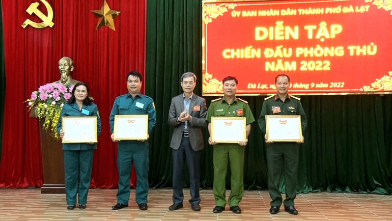 Đà Lạt: Diễn tập chiến đấu, phòng thủ