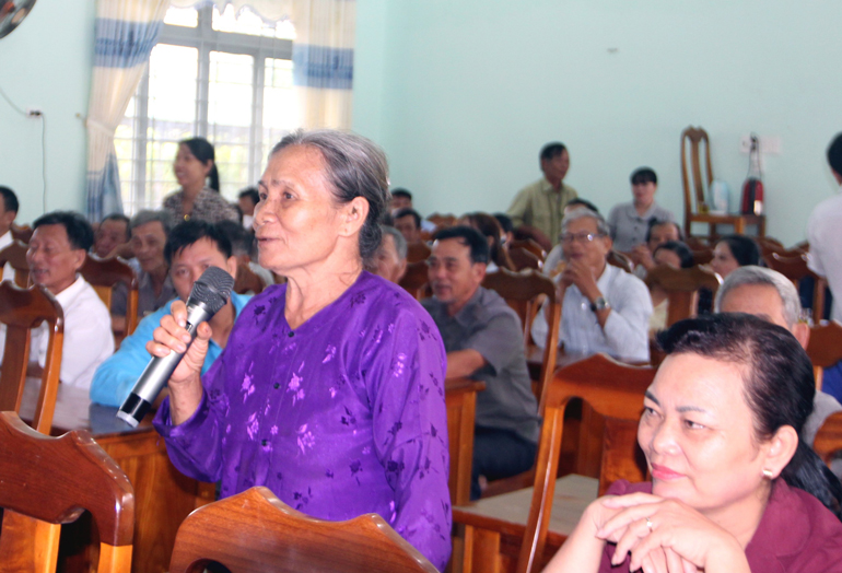 Cử tri xã Đạ Lây kiến nghị ý kiến