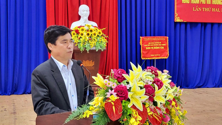 Trao đổi kinh nghiệm hoạt động giữa Thường trực HĐND thành phố Đà Lạt và phường, xã