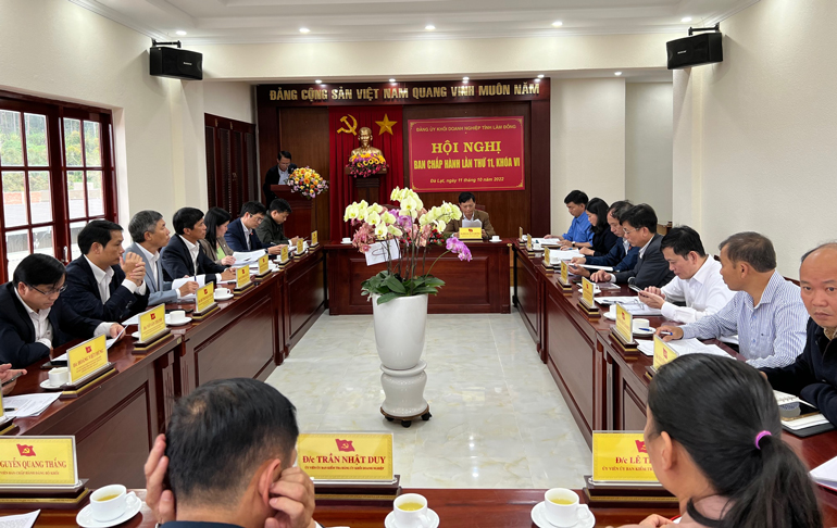 Đảng uỷ Khối Doanh nghiệp sơ kết công tác 9 tháng đầu năm