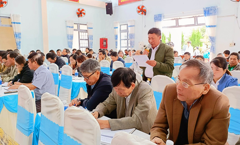 Cử tri Đơn Dương kiến nghị với ĐBQH về những vấn đề còn tồn tại, vướng mắc