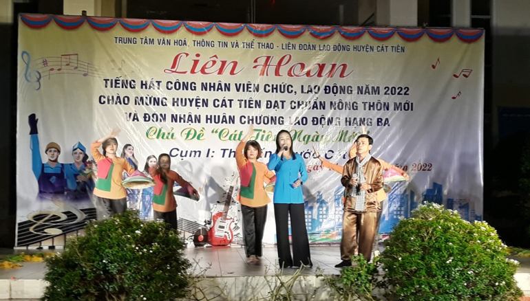 Cát Tiên: Liên hoan Tiếng hát công nhân, viên chức, lao động năm 2022