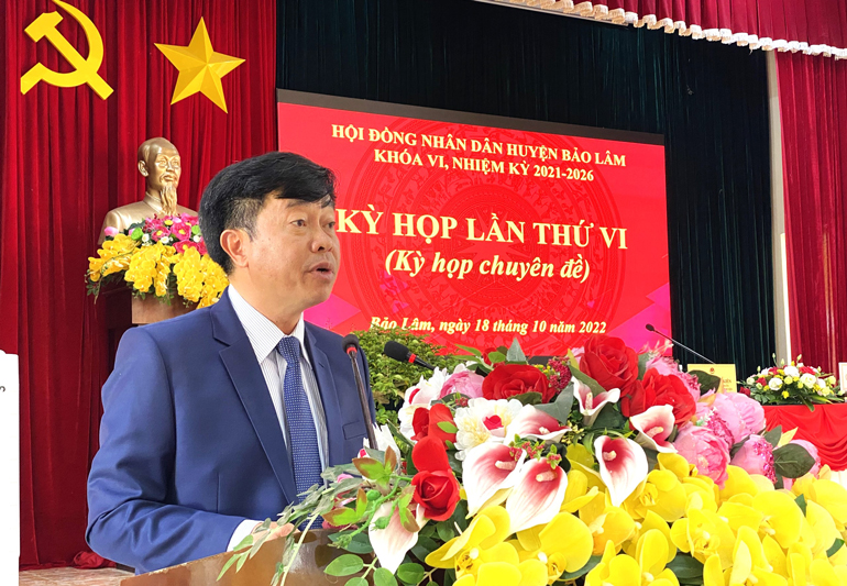 HĐND huyện Bảo Lâm Khóa VI tổ chức kỳ họp chuyên đề