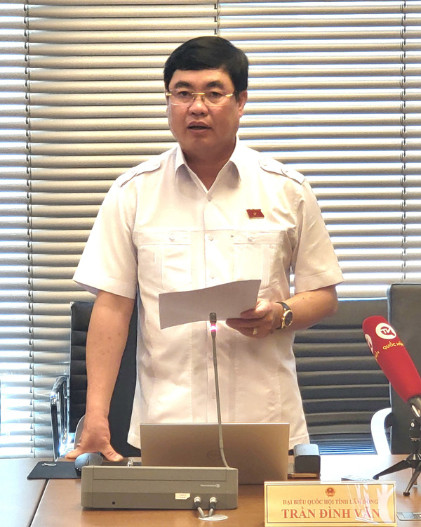 Đoàn Đại biểu Quốc hội Lâm Đồng tham gia góp ý tại Kỳ họp thứ 4, Quốc hội khóa XV