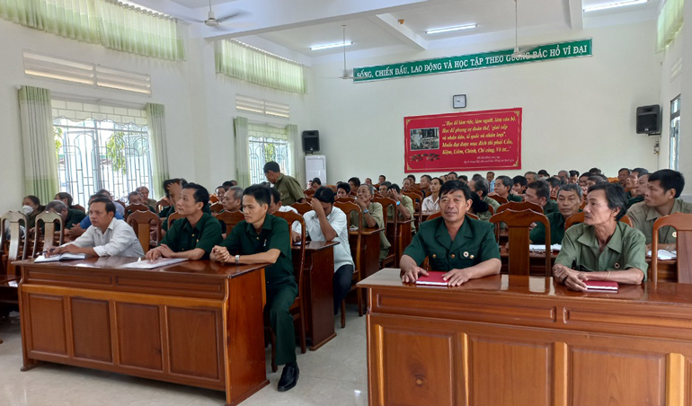 Đạ Tẻh: Bồi dưỡng chính trị và nghiệp vụ cho cán bộ Hội Cựu chiến binh