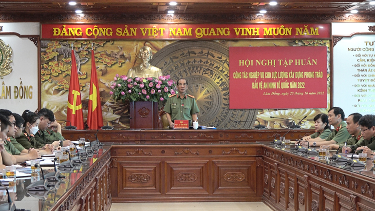Tập huấn nghiệp vụ xây dựng Phong trào Toàn dân bảo vệ an ninh Tổ quốc