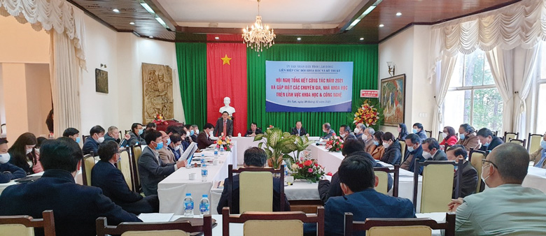 Liên hiệp Hội Lâm Đồng tổ chức gặp mặt các chuyên gia, nhà khoa học năm 2021
