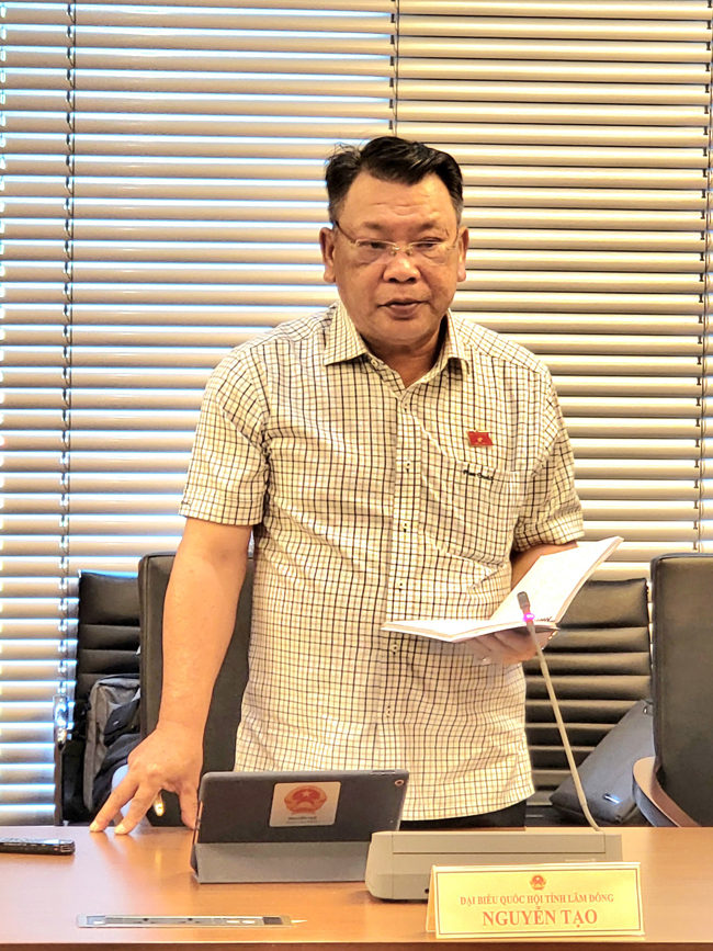 Đại biểu Nguyễn Tạo góp ý dự thảo Luật Giá (sửa đổi)