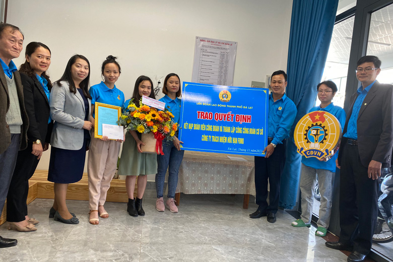 Thành lập Công đoàn cơ sở Công ty TNHH Funo