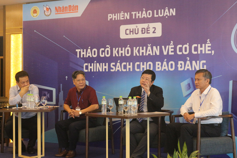 Thứ Trưởng Bộ Thông tin và Truyền thông Nguyễn Tham Lâm giải đáp những trăn trở về những cơ chế, chính sách cho báo Đảng