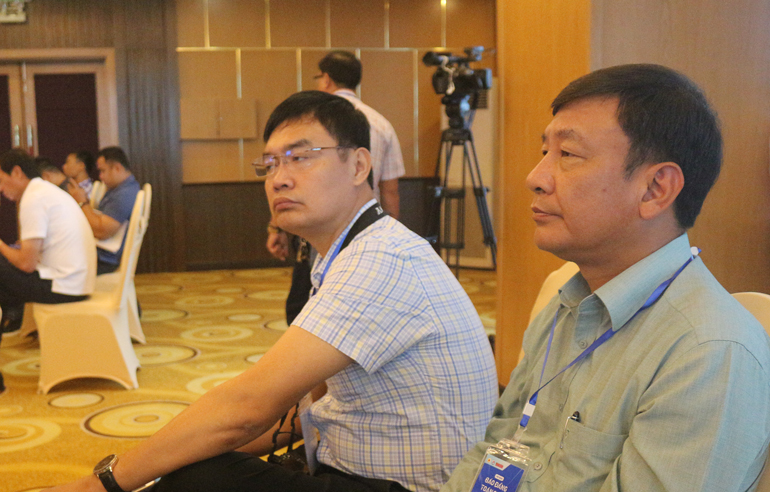 Đồng chí Bùi Thắng - Ủy viên Ban Thường vụ, Trưởng Ban Tuyên giáo Tỉnh ủy tham dự tại hội nghị