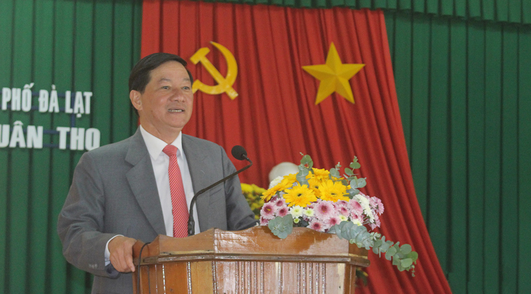 Bí thư Tỉnh ủy Lâm Đồng Trần Đức Quận tiếp xúc cử tri tại Đà Lạt
