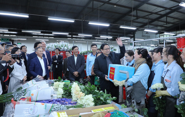 Tặng quà và thăm hỏi Công nhân Công ty Dalat Hasfarm