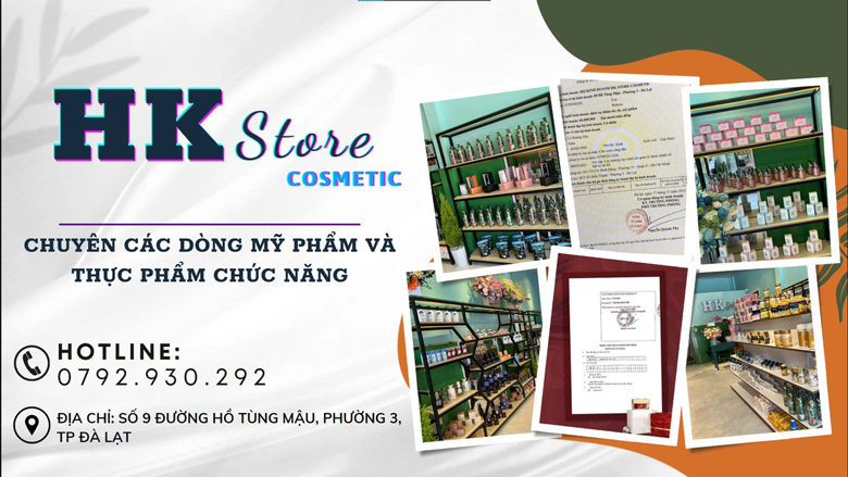 HK Store - Nơi phụ nữ thỏa sức mua sắm các sản phẩm chăm sóc sắc đẹp