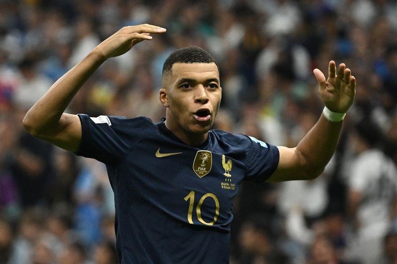 Cú hat-trick của tiền đạo Kylian Mbappe không thể đưa Pháp đến chức vô địch